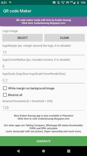 QR Code Maker- No ads screenshot 3