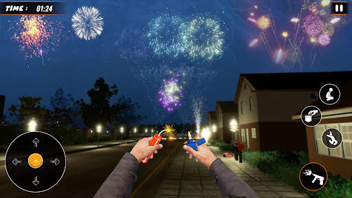 Fireworks Simulator Games 3D screenshot 4