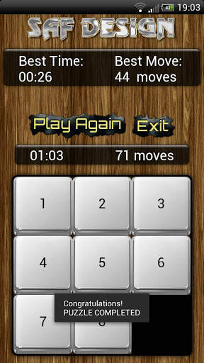 Nostalgic Sliding Puzzle Game screenshot 1