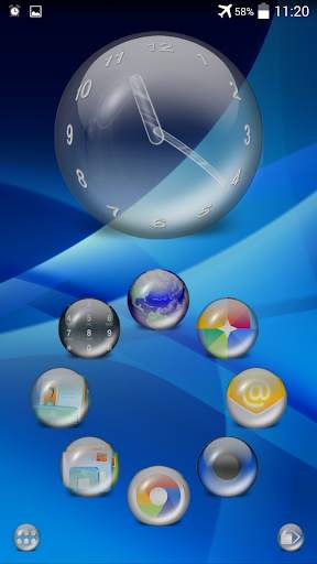 Smart Launcher Theme Sphere screenshot 1