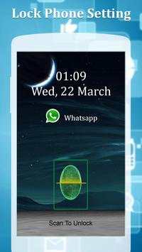 Fingerprint applock Simulator screenshot 1