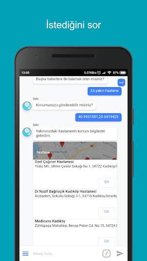 Dahi Asistan - Türkçe Sanal Mobil Asistan screenshot 3