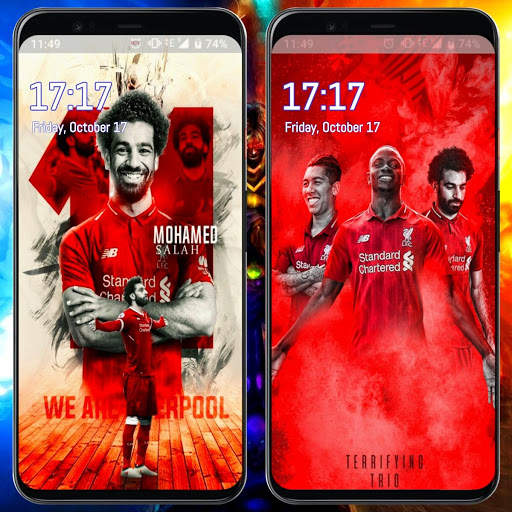 Mohamed Salah Wallpaper - Football Background 2 تصوير الشاشة