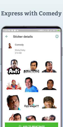 Sticky Talky for WhatsApp - WAStickerApps screenshot 3