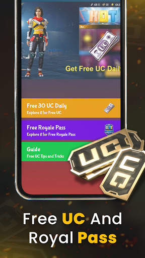 Guide for free UC And Diamond With Royal Pass screenshot 4