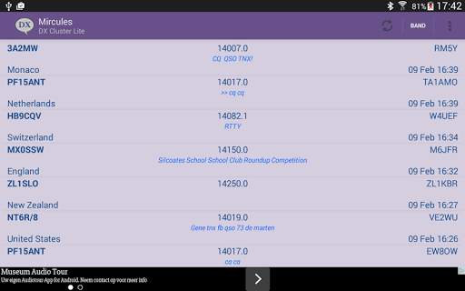 Mircules DX Cluster Lite screenshot 11