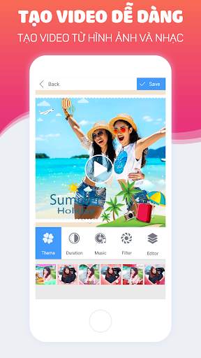 Làm Video Từ Ảnh và Nhạc, Chỉnh Sửa Video screenshot 1