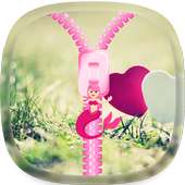 Heart Zipper Lock Screen