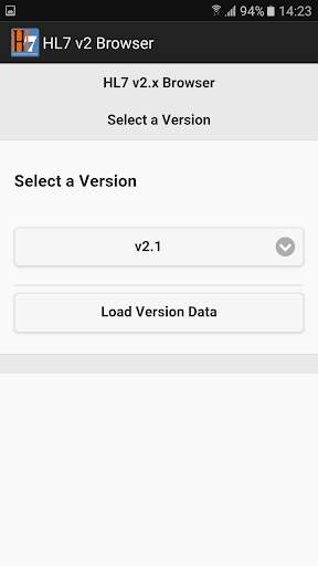 HL7 v2 Browser screenshot 2