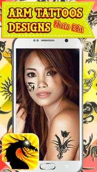 Arm Tattoos Designs Photo Edit screenshot 1