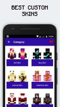 Custom Skin for Minecraft PE screenshot 1