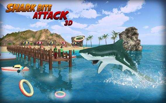 Shark Bite Attack 3D-Shark Games screenshot 4