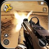 Police Train Counter Terrorist FPS Shooter आइकन