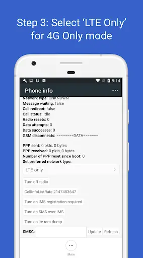 4G LTE Only Mode - Passa al 4G screenshot 3