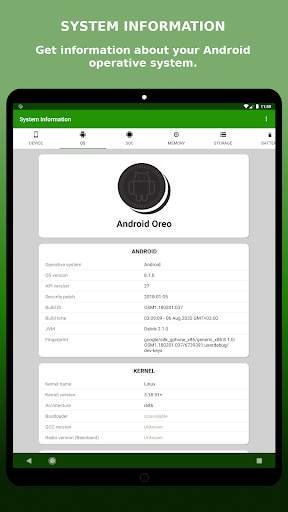System Analyzer & Info 18 تصوير الشاشة