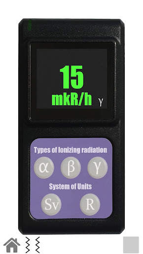 Radiation dosimeter simulator screenshot 1
