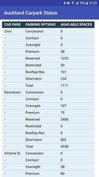 Auckland Carpark Status screenshot 1