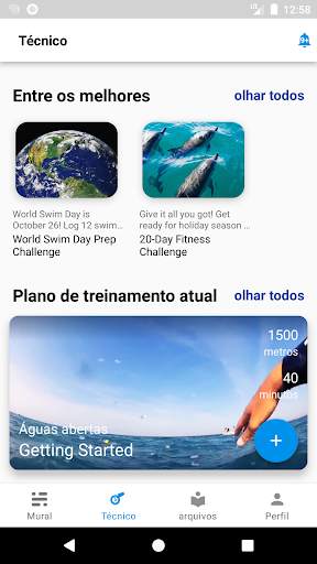 MySwimPro: Treinos de Natação screenshot 1