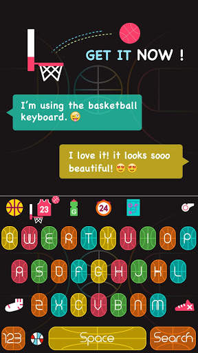 Basketball Keyboard screenshot 2