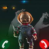 New Fake Call From Chuchy Doll prank 2019 icon