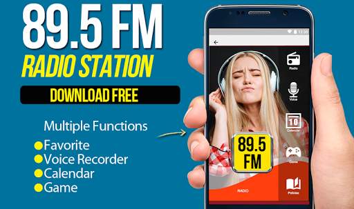 89.5 fm radio music radio apps for android screenshot 1