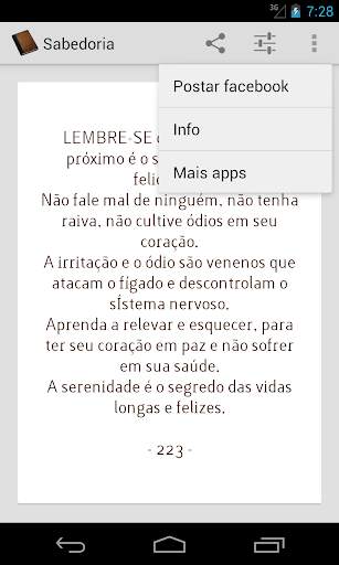 Sabedoria Free screenshot 3