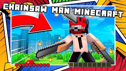 Chainsaw Man Mod For Minecraft screenshot 2
