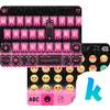Pink Heart Kika Keyboard Theme on 9Apps