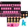 Pink Heart Kika Keyboard Theme 1.0
