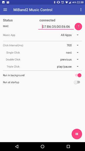Music&Camera Control for Mi Band 2 screenshot 1