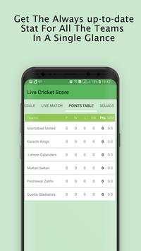 Live Cricket Score - PSL 2019 screenshot 3