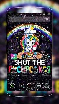 Cute Baking Cupcakes Unicorn Theme screenshot 2