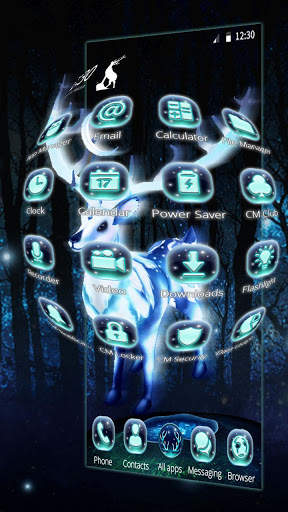 White Deer 3D Thema screenshot 2