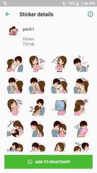 Love Sticker Packs For WhatsApp - WAStickerApps screenshot 10