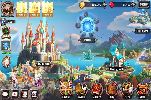 WITH HEROES - IDLE RPG screenshot 13