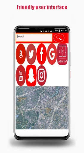 RedHat- Fast  search engine Web browser   Map screenshot 3