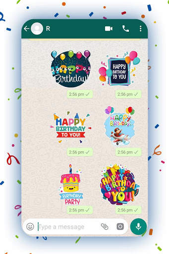 Birthday Stickers for Whatsapp screenshot 6