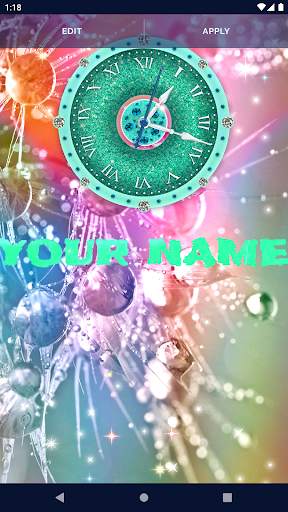 Diamond Clock Wallpaper screenshot 2