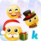 Christmas Emoji Sticker for Chatting(Add Stickers) on 9Apps