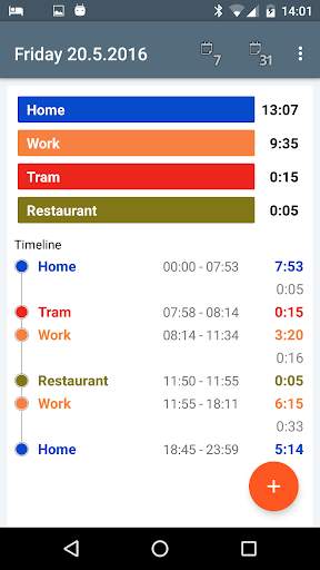 Wifi time tracker screenshot 1