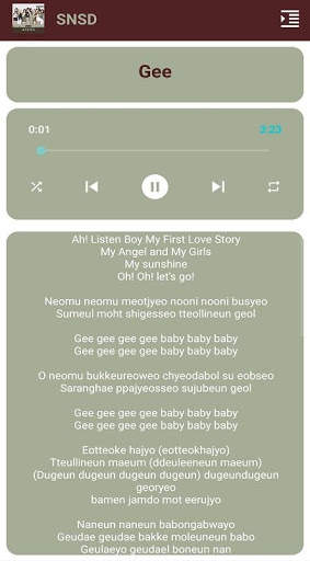 SNSD Offline Song - KPop screenshot 3