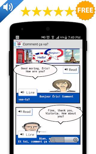 Dialogue français anglais скриншот 7