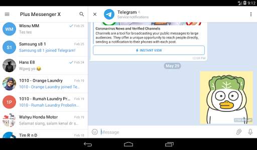 Plus Messenger X screenshot 6