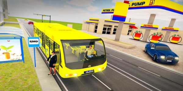 Real Coach Bus Simulator Games - Metro Shuttle Sim screenshot 3