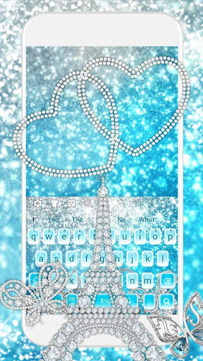 Love Tower Glitter Keyboard screenshot 2