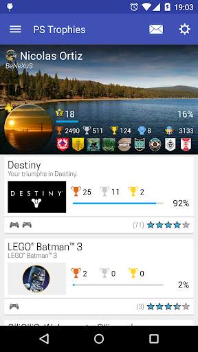 PS Trophies screenshot 1