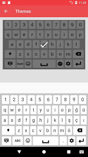 Turkish Keyboard Lite screenshot 4