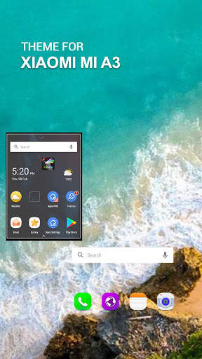 Theme For Xiaomi Mi A3 Launcher 2020 screenshot 4