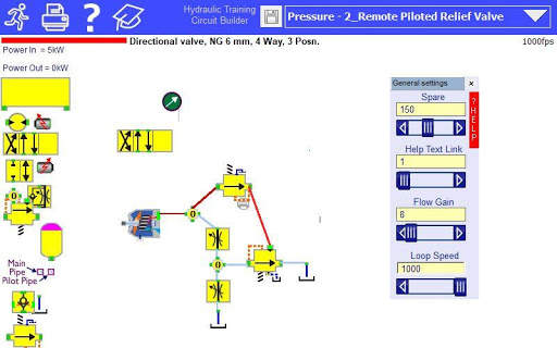 Hydraulic Circuit Simulator screenshot 3