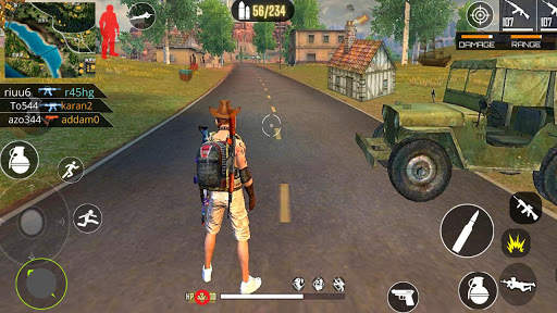 3D Squad Free Fire Battleground Team Shooter 2021 screenshot 1